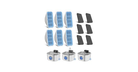 Voluas filters for the 3.2 L fountain